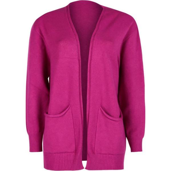 cardigans Daystar rosa tinta unita