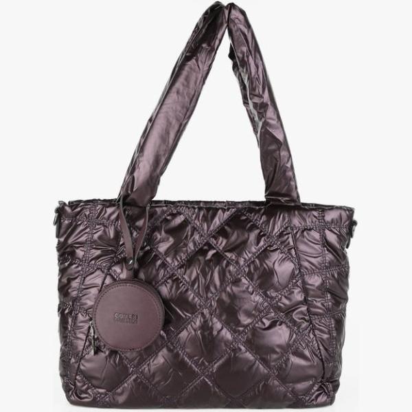 borse a spalla Coveri Collection marrone tinta unita
