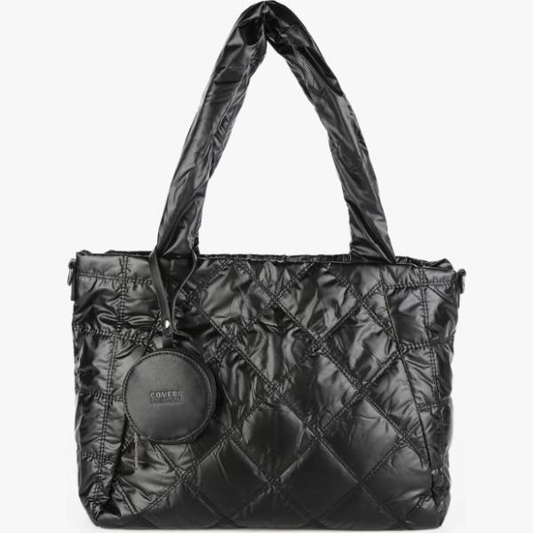 borse a spalla Coveri Collection nero tinta unita