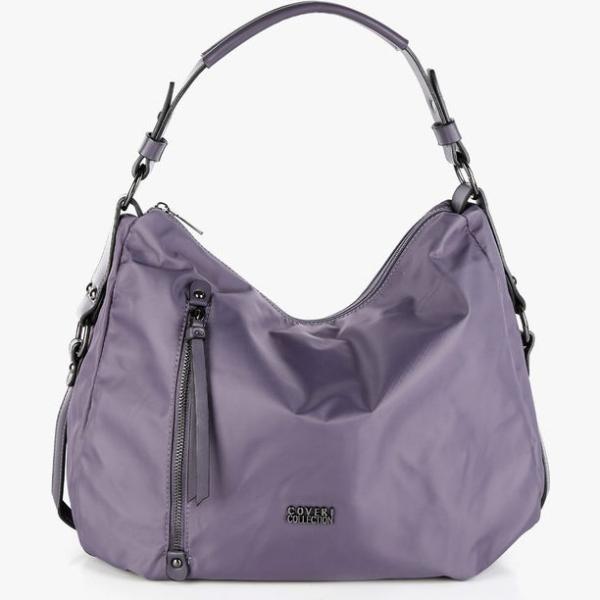 borse a spalla Coveri Collection grigio tinta unita