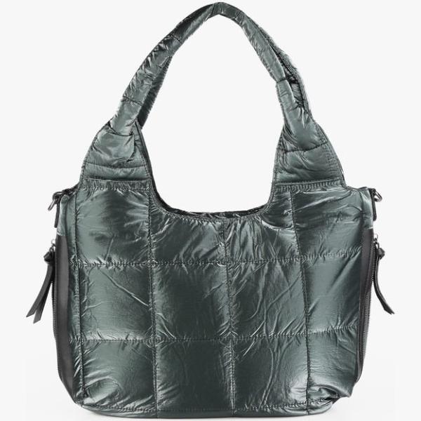 borse a spalla Solada grigio tinta unita