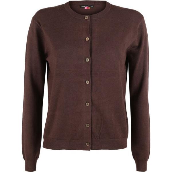 cardigans Lois & Pepe marrone tinta unita