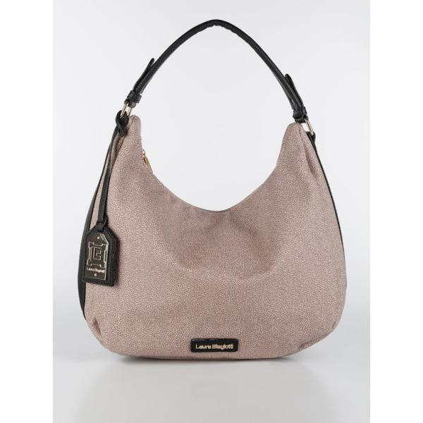borse a spalla Laura Biagiotti grigio con stampe