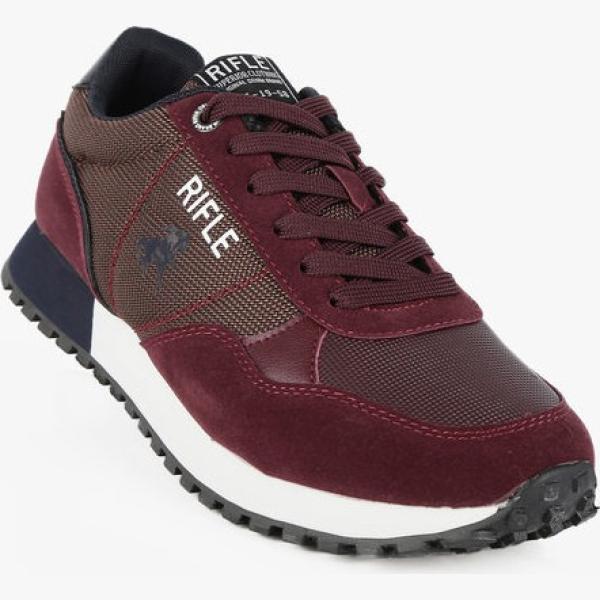 sneakers Rifle marrone tinta unita