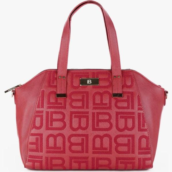 borse a mano Laura Biagiotti rosso con stampe