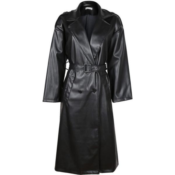 trench Vanita nero tinta unita