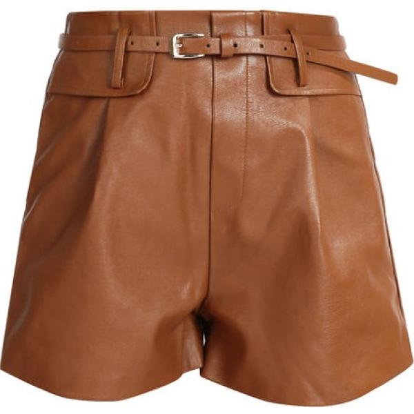 shorts Elsa m. marrone tinta unita