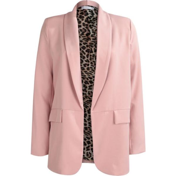 blazer Vanita rosa tinta unita