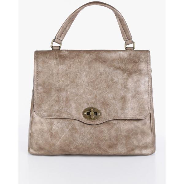 borse a mano Solada marrone tinta unita