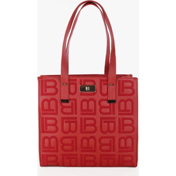 borse a spalla Laura Biagiotti rosso con stampe