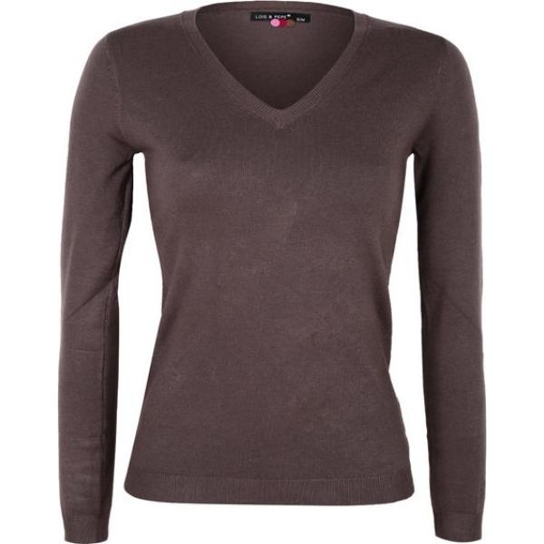 pullovers Lois & Pepe marrone tinta unita