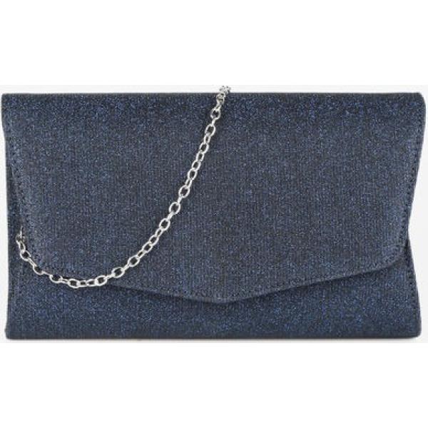 pochette Solada blu tinta unita