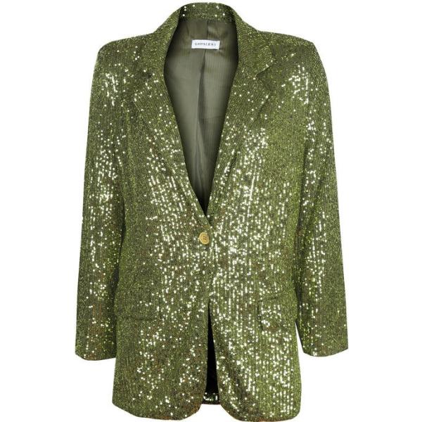 blazer Ghisleri verde tinta unita