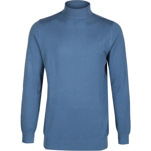 pullovers Cashtouch blu tinta unita