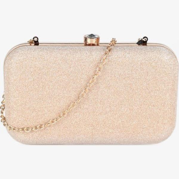 pochette Solada marrone tinta unita