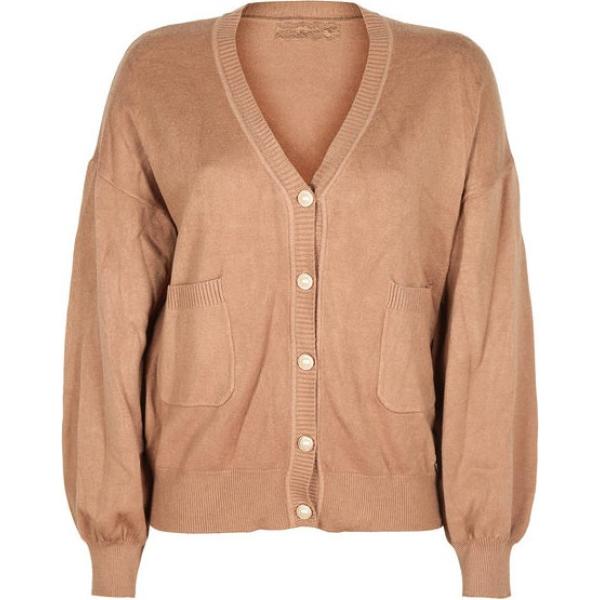 cardigans Solada marrone tinta unita