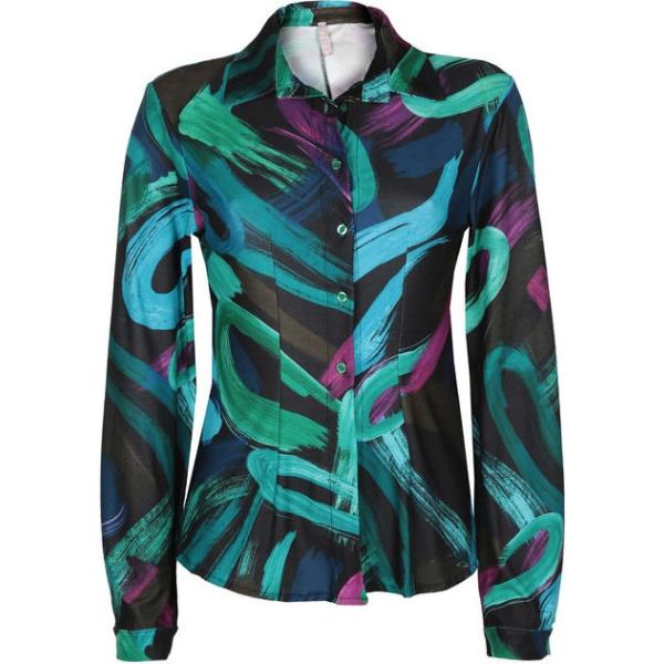 camicie Daystar nero con stampe