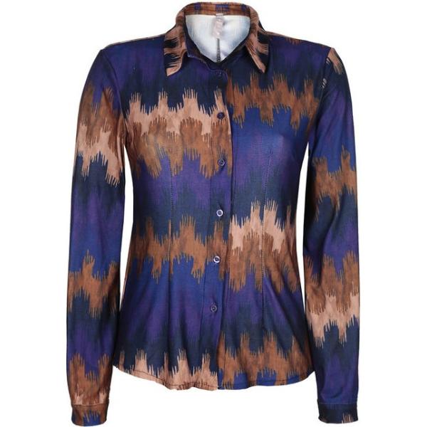camicie Daystar blu con stampe