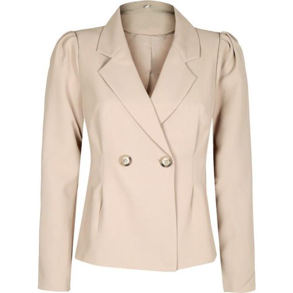 blazer Solada marrone tinta unita
