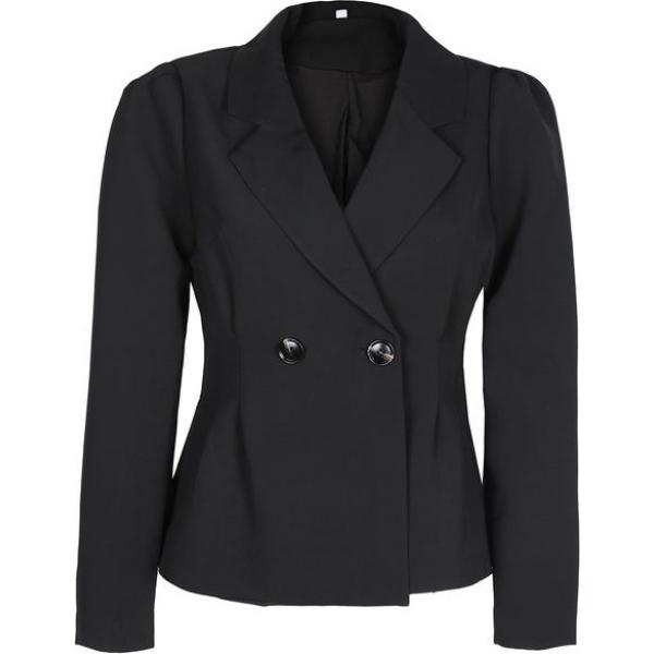 blazer Solada nero tinta unita