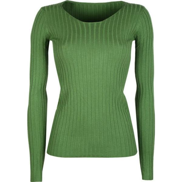 pullovers Honey Winter verde tinta unita