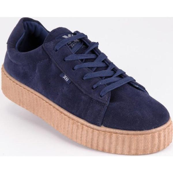 sneakers Xti blu tinta unita