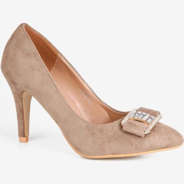 scarpe col tacco Fiori & Spine marrone tinta unita