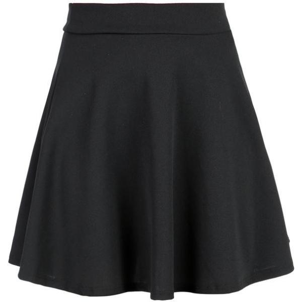 minigonne Solada nero tinta unita