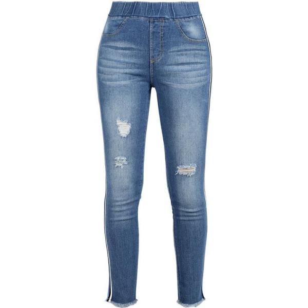jeggings Solada blu a righe