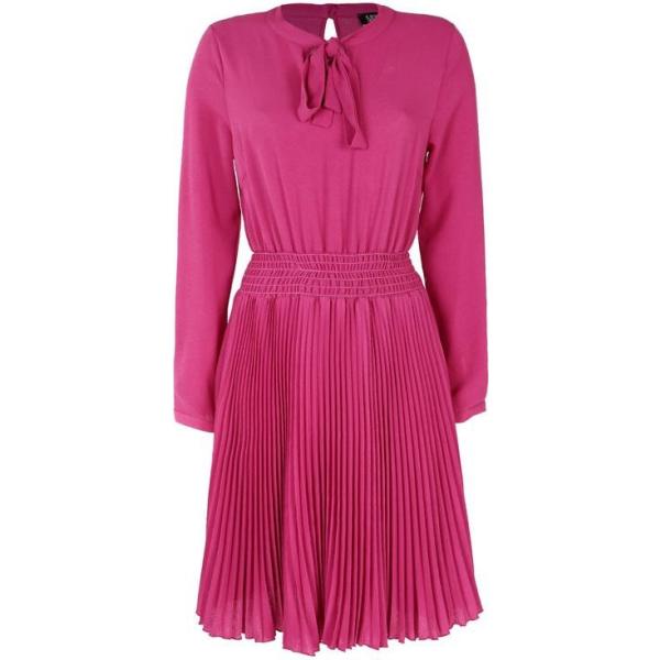 vestiti lunghi Coveri Collection rosa tinta unita