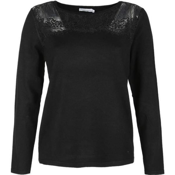 pullovers Gian Marco Venturi nero tinta unita