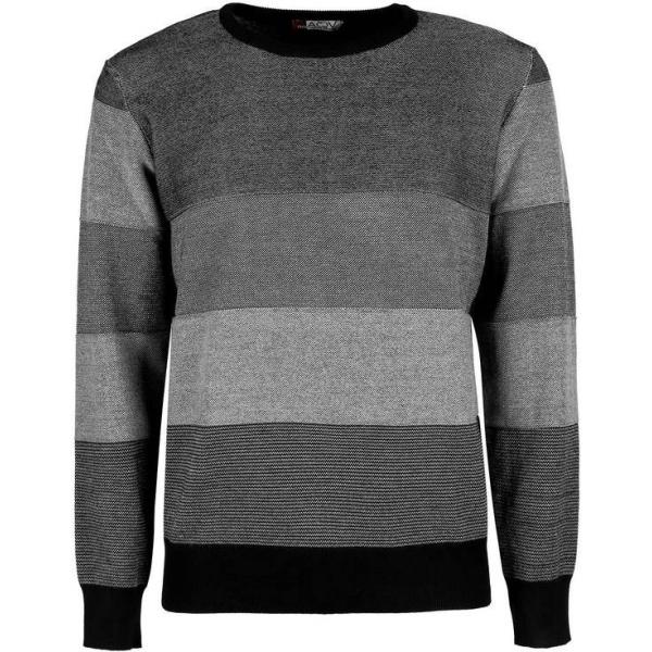 maglieria Aqv grigio a righe