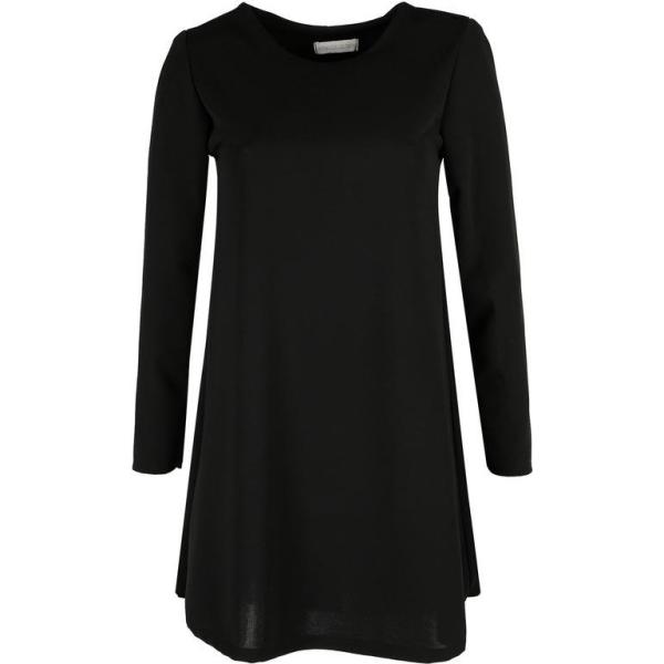 vestiti lunghi New Collection nero tinta unita
