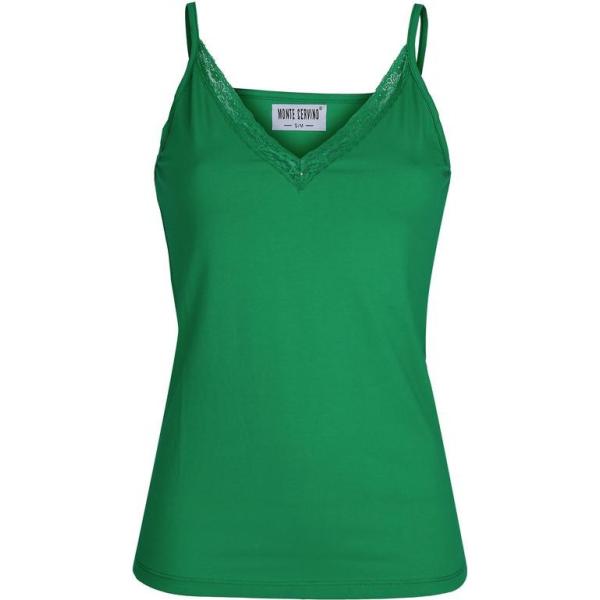 top Monte Cervino verde tinta unita