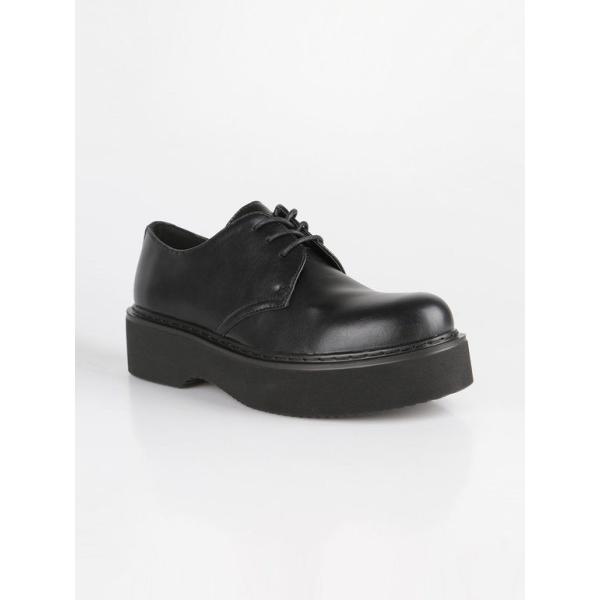 francesine Queen Helena nero tinta unita