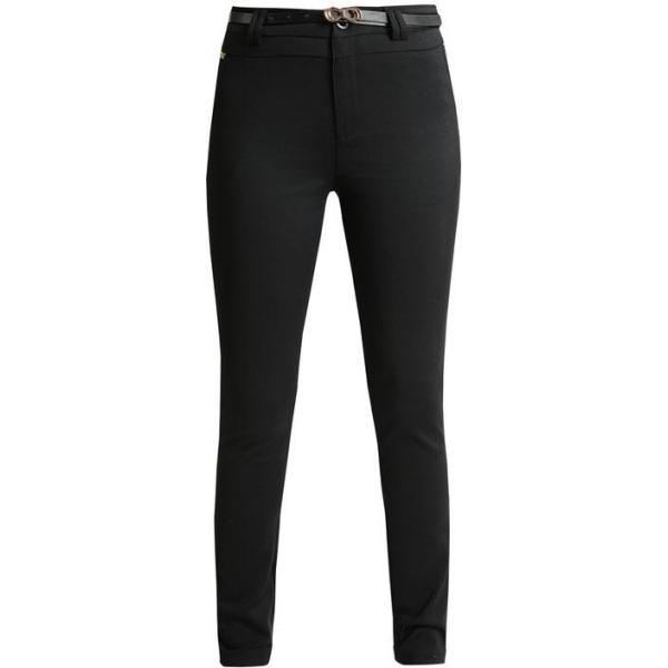 pantaloni Freesia nero tinta unita
