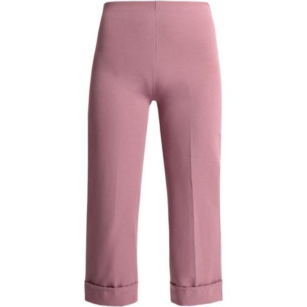 pantaloni culotte Chiaretta rosa tinta unita