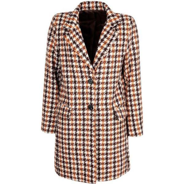 cappotti Solada marrone pied de poule