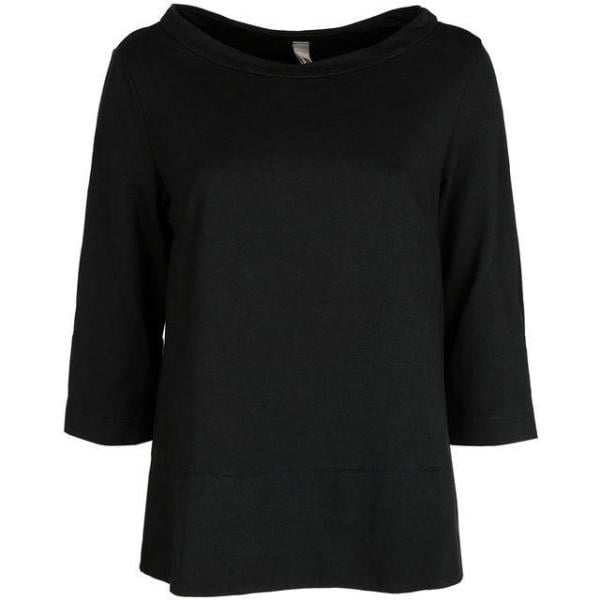 t-shirt Wendy Trendy nero tinta unita