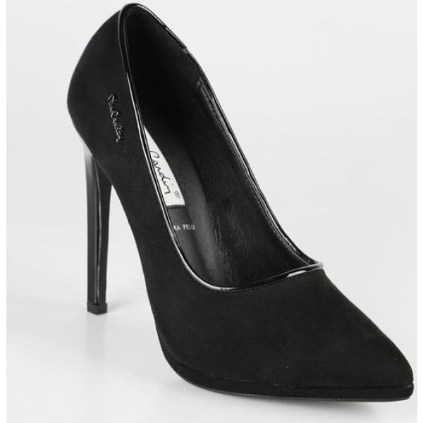 décolleté Pierre Cardin nero con stampe