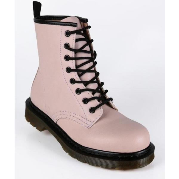 anfibi Martin Pescatore rosa tinta unita