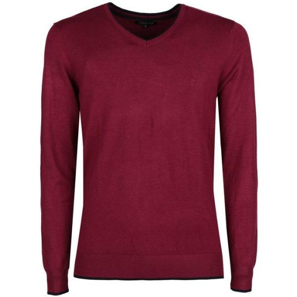 pullovers Coveri Collection rosso tinta unita