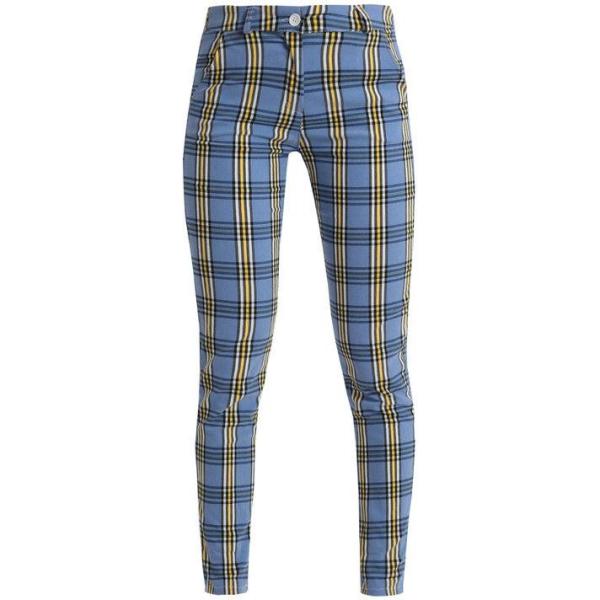 pantaloni Solada blu a quadri