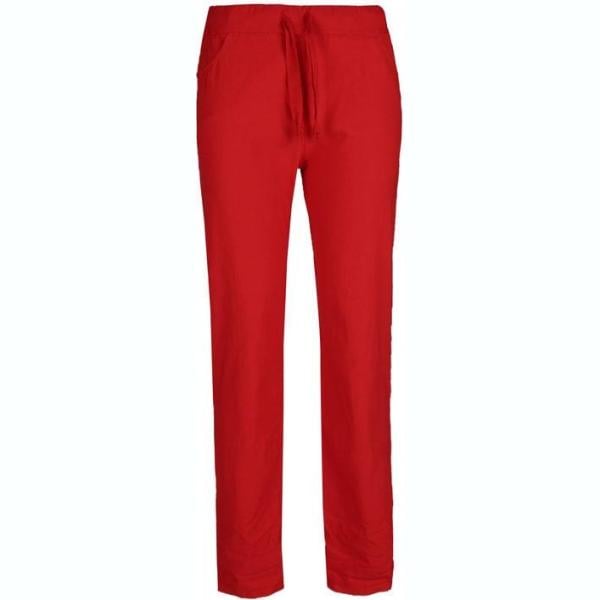 pantaloni Solada rosso tinta unita