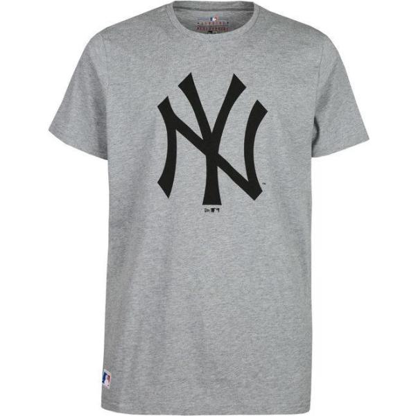 t-shirt New Era grigio tinta unita