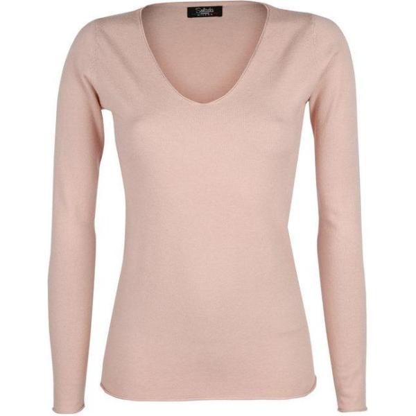 pullovers Solada rosa tinta unita