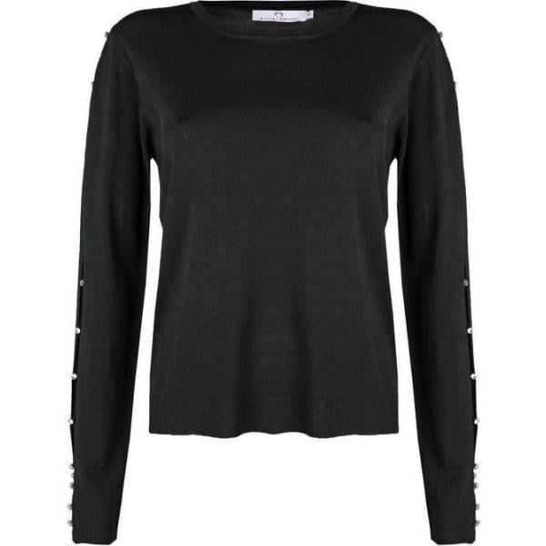 pullovers Baci & Abbracci nero tinta unita