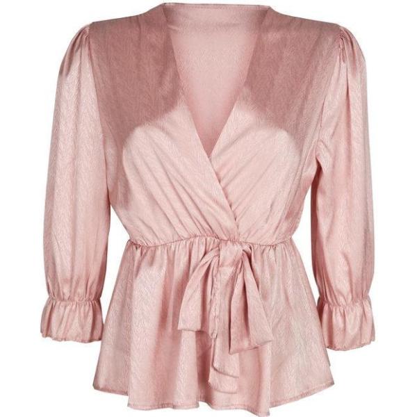 bluse Solada rosa tinta unita