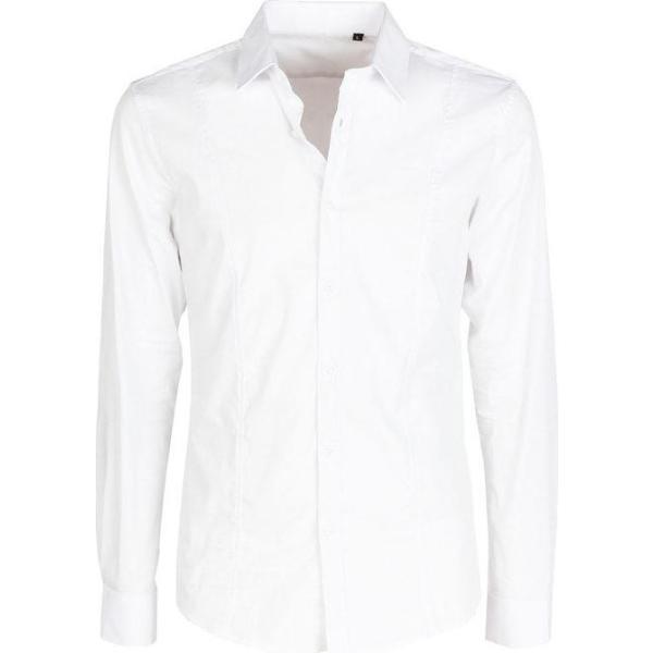 camicie Akusawa bianco tinta unita