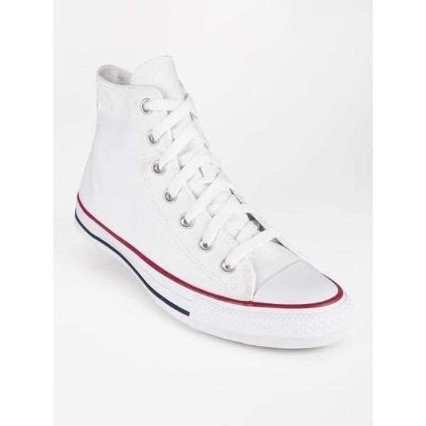 sneakers alte Converse bianco tinta unita